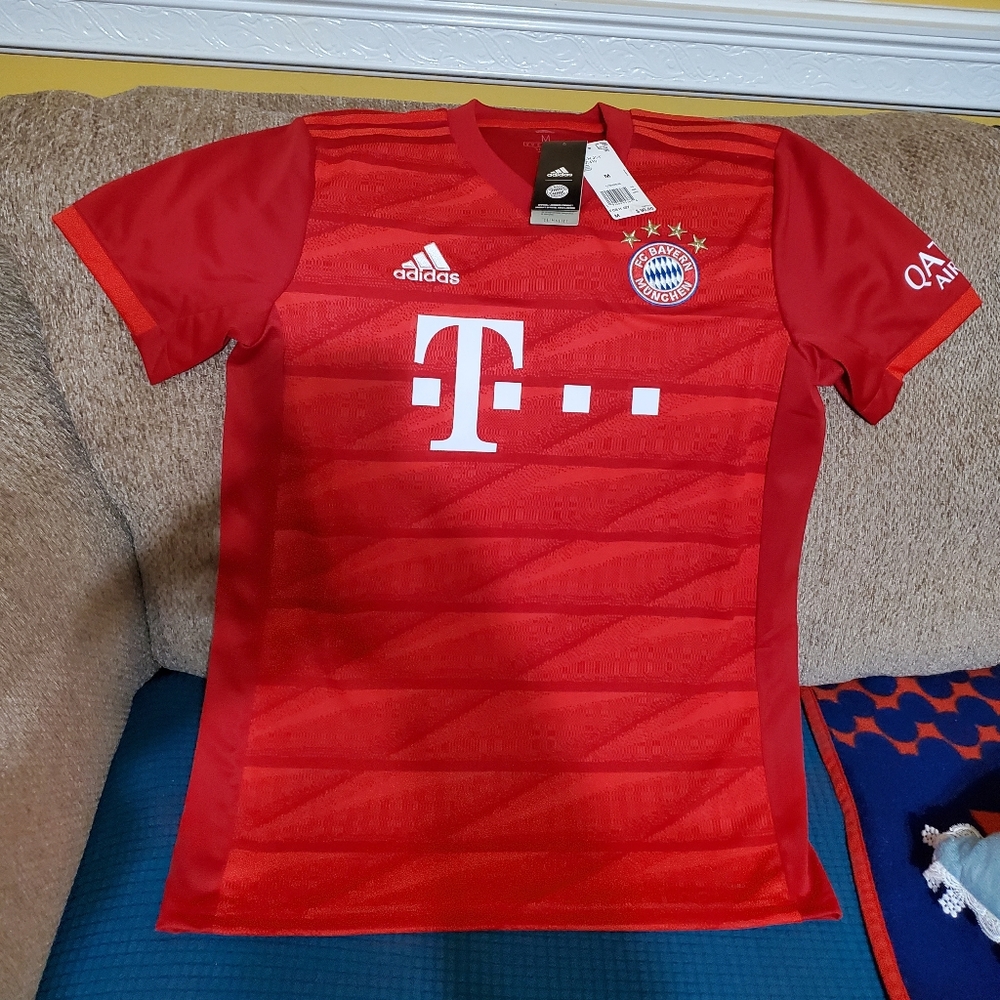 BAYERN MUNICH 2019 Adidas Climalite Home Jersey "BRAND NEW" Size Mens Medium.